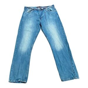 Men's Relaxed Fit Jeans in Sky Blue